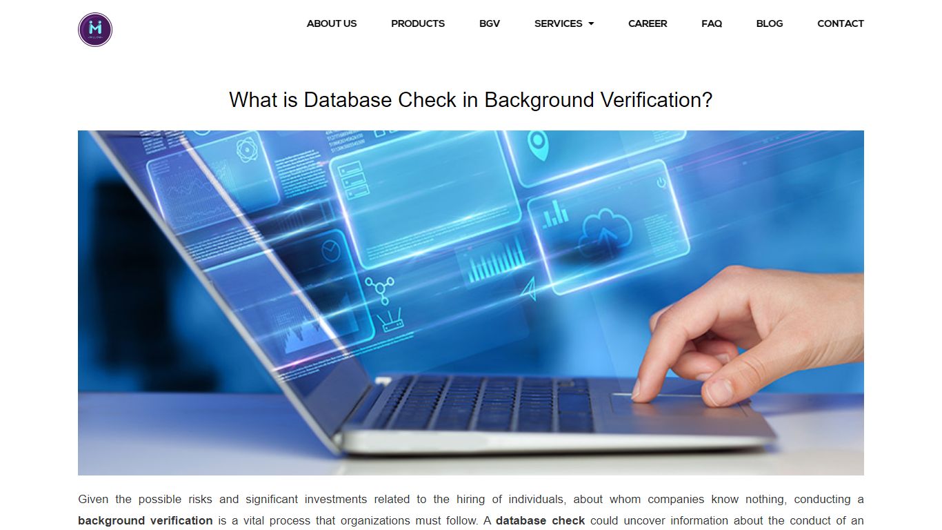 What is Database Check in Background Verification? - Millow