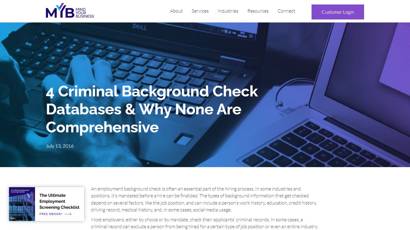 4 Criminal Background Check Databases & Why None Are Comprehensive